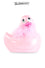 Mini canard vibrant Duckie Paris - rose