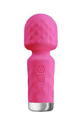 Mini vibromasseur King Wand rose