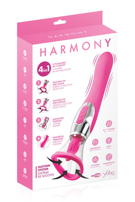 Stimulateur 4 en 1 Harmony fuchsia