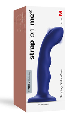 Vibro Tapping dildo wave bleu